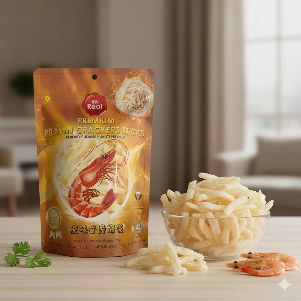 myReal Premium Prawn Crackers Stick 50g-img