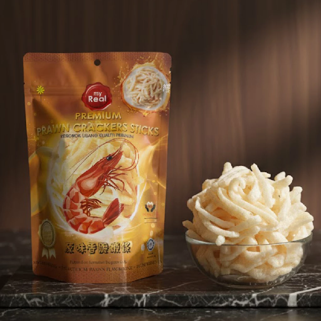 myReal Premium Prawn Crackers Stick 50g