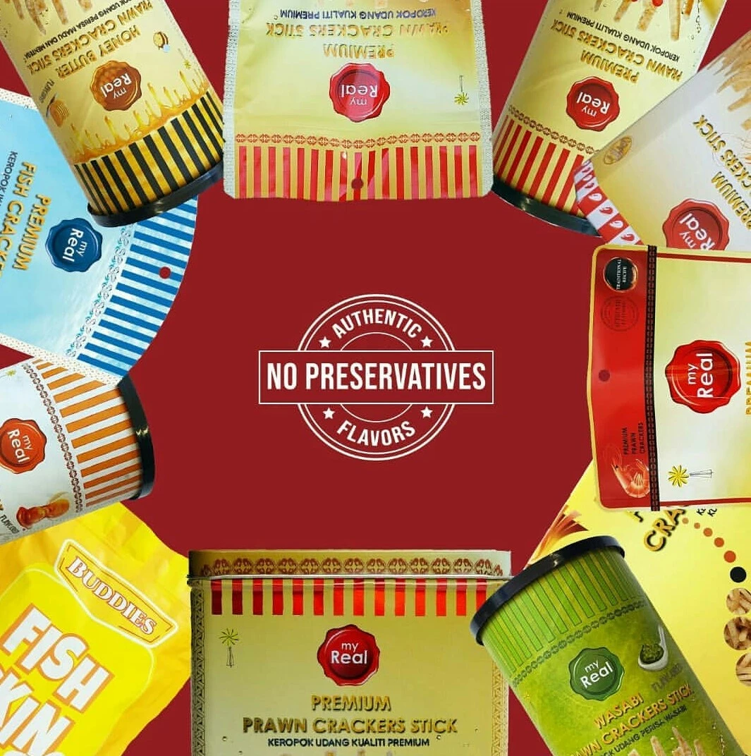 B10F2: myReal Premium Fish Crackers 50g