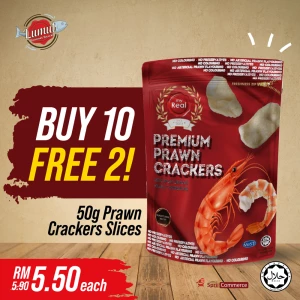 B10F2: myReal Premium Prawn Crackers Slice 50g